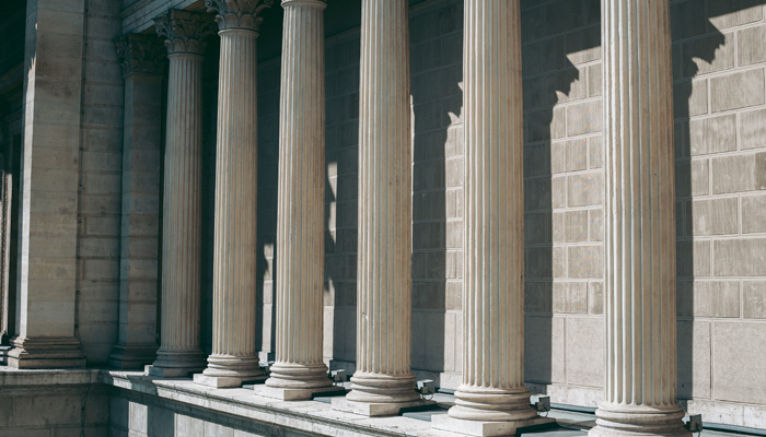old greek and roman style building with columns